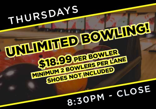 thursday unlimited bowling