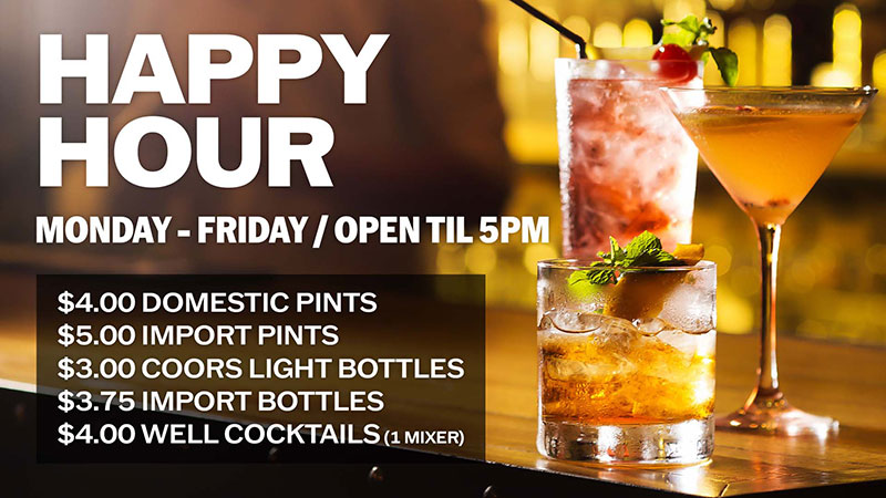 happy hour banner